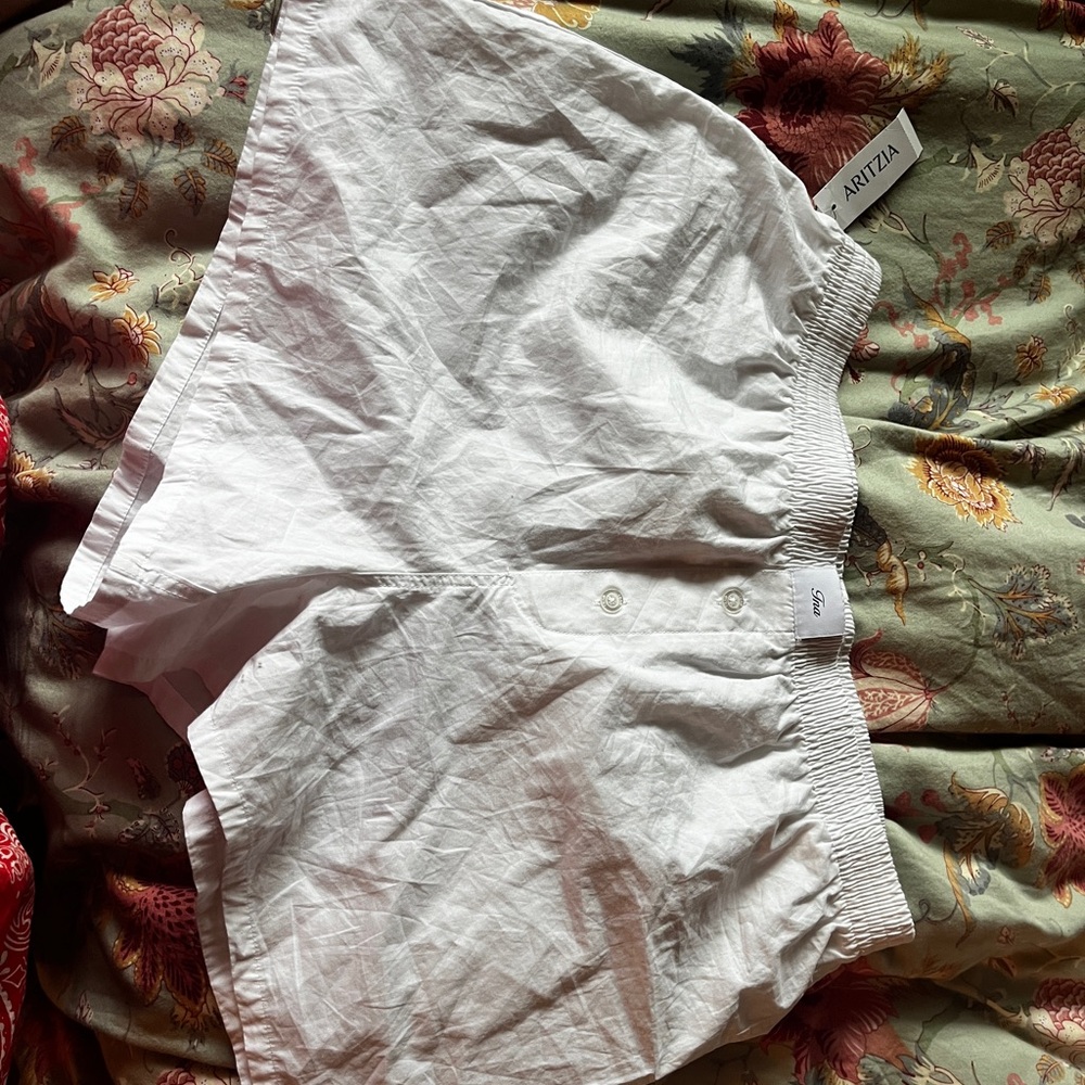 TNA High Waist White Women's Shorts